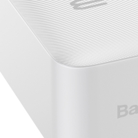 Батарея універсальна Baseus Bipow 30000mAh, PD/15W, QC/3.0, USB-C, 2*USB-A, white (PPDML-K02) Diawest