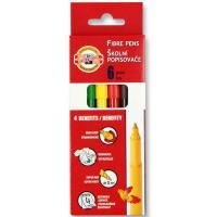 Фломастеры Koh-i-Noor Fibre pens 1002, 06 colors, картон (771002JF08KS) Diawest