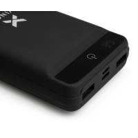 Батарея универсальная Vinga 20000 mAh QC3.0 Display soft touch black (VPB2QLSBK) Diawest