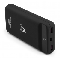 Батарея универсальная Vinga 20000 mAh QC3.0 Display soft touch black (VPB2QLSBK) Diawest
