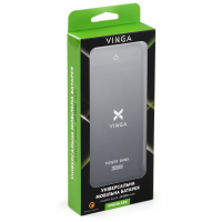 Батарея универсальная Vinga 20000 mAh QC3.0 Display soft touch black (VPB2QLSBK) Diawest