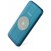 Батарея універсальна Vinga 10000 mAh Wireless QC3.0 PD soft touch blue (BTPB3510WLROBL) Diawest