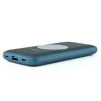 Батарея універсальна Vinga 10000 mAh Wireless QC3.0 PD soft touch blue (BTPB3510WLROBL) Diawest