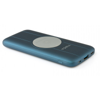 Батарея універсальна Vinga 10000 mAh Wireless QC3.0 PD soft touch blue (BTPB3510WLROBL) Diawest