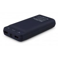 Батарея універсальна Vinga 20000 mAh QC3.0 Display soft touch purple (VPB2QLSP) Diawest