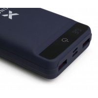 Батарея універсальна Vinga 20000 mAh QC3.0 Display soft touch purple (VPB2QLSP) Diawest