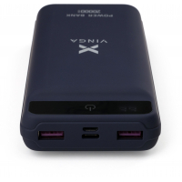 Батарея універсальна Vinga 20000 mAh QC3.0 Display soft touch purple (VPB2QLSP) Diawest