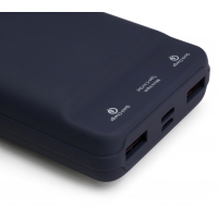 Батарея універсальна Vinga 20000 mAh QC3.0 Display soft touch purple (VPB2QLSP) Diawest