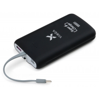 Батарея універсальна Vinga 10000 mAh SuperQC soft touch w/cable 22.5W black (VPB1SQSCBK) Diawest
