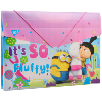 Папка на резинках Yes А4 Minions Fluffy (491684) Diawest