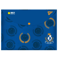 Папка - конверт Yes на кнопке А4 Smiley World.College (491827) Diawest