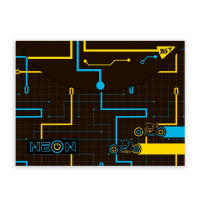 Папка - конверт Yes на кнопке А4 Ultrex (492019) Diawest