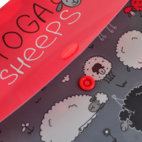 Папка - конверт Yes на кнопке А4 Yoga sheeps (491638) Diawest
