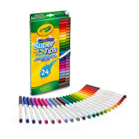Фломастери Crayola washable, 24 шт (256337.024) Diawest