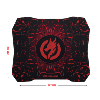 Мышка Piko FX72 USB Black+ килимок для мишки (1283126489495) Diawest