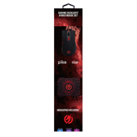 Мышка Piko FX72 USB Black+ килимок для мишки (1283126489495) Diawest