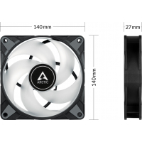 Кулер до корпусу Arctic P14 PWM PST A-RGB (ACFAN00239A) Diawest