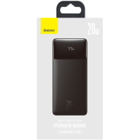 Батарея універсальна Baseus Bipow 10000mAh, PD/20W, QC/3.0, USB-C, 2*USB-A, black (PPDML-L01) Diawest