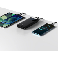 Батарея універсальна Baseus Bipow 10000mAh, PD/20W, QC/3.0, USB-C, 2*USB-A, black (PPDML-L01) Diawest