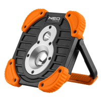 Прожектор Neo Tools аккумулятор, 2600мАч, 3.7 Li-ion, 10 Вт + 3 Вт, 750+ 250 люм (99-040) Diawest