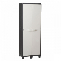 Шафа напольна Toomax FACTORY S 65x38x178 cm чорна/молочно біла (5673) Diawest