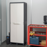 Шафа напольна Toomax FACTORY S 65x38x178 cm чорна/молочно біла (5673) Diawest