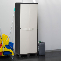 Шафа напольна Toomax FACTORY S 65x38x178 cm чорна/молочно біла (5673) Diawest