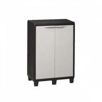 Шафа напольна Toomax низька FACTORY S 65x38x94 cm чорна/молочно біла (5672) Diawest