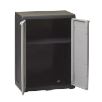 Шафа напольна Toomax низька ELEGANCE S cm 65x38x87h чорна (5662) Diawest