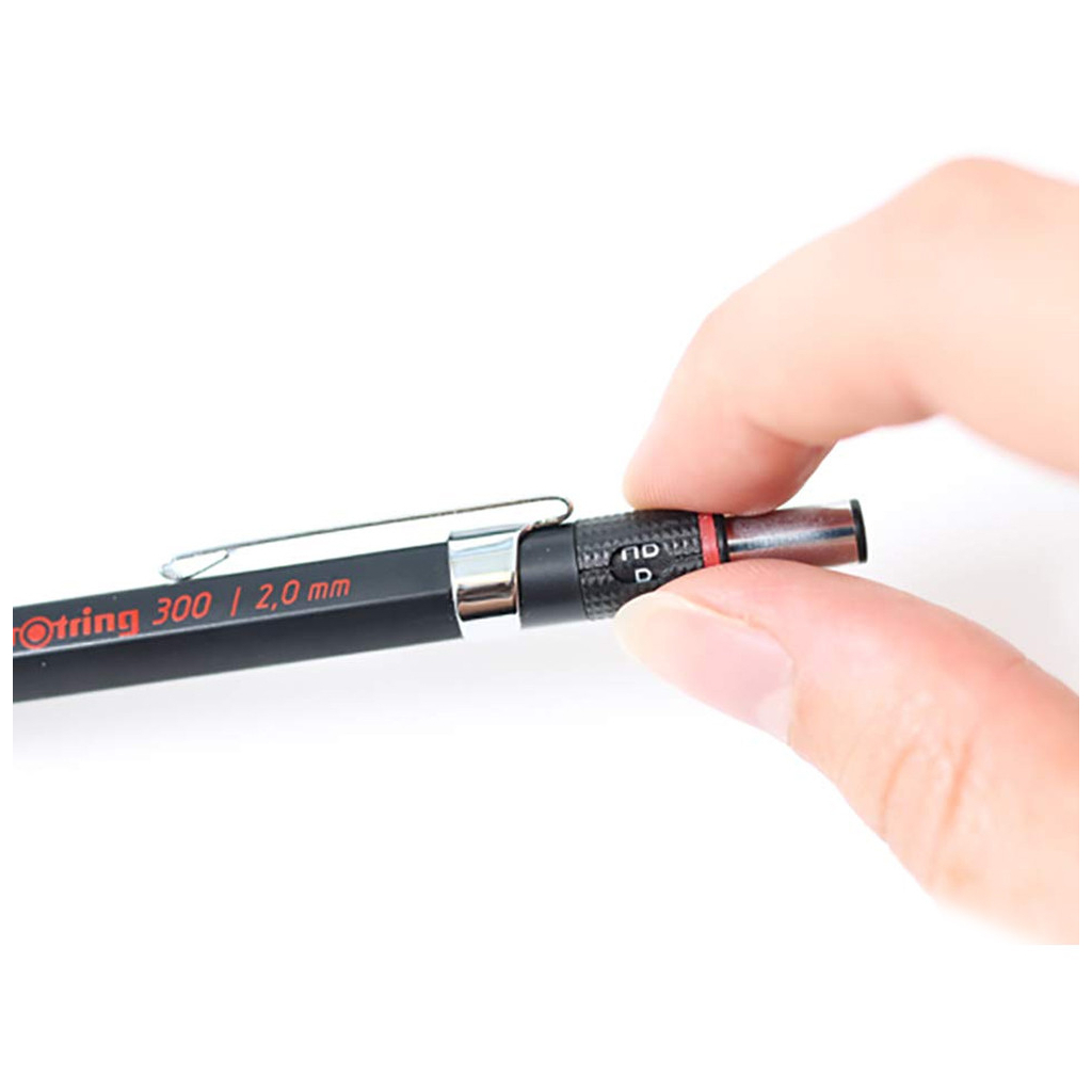 Олівець механічний Rotring Drawing ROTRING 300 Black PCL 2,0 (R1904729) Diawest