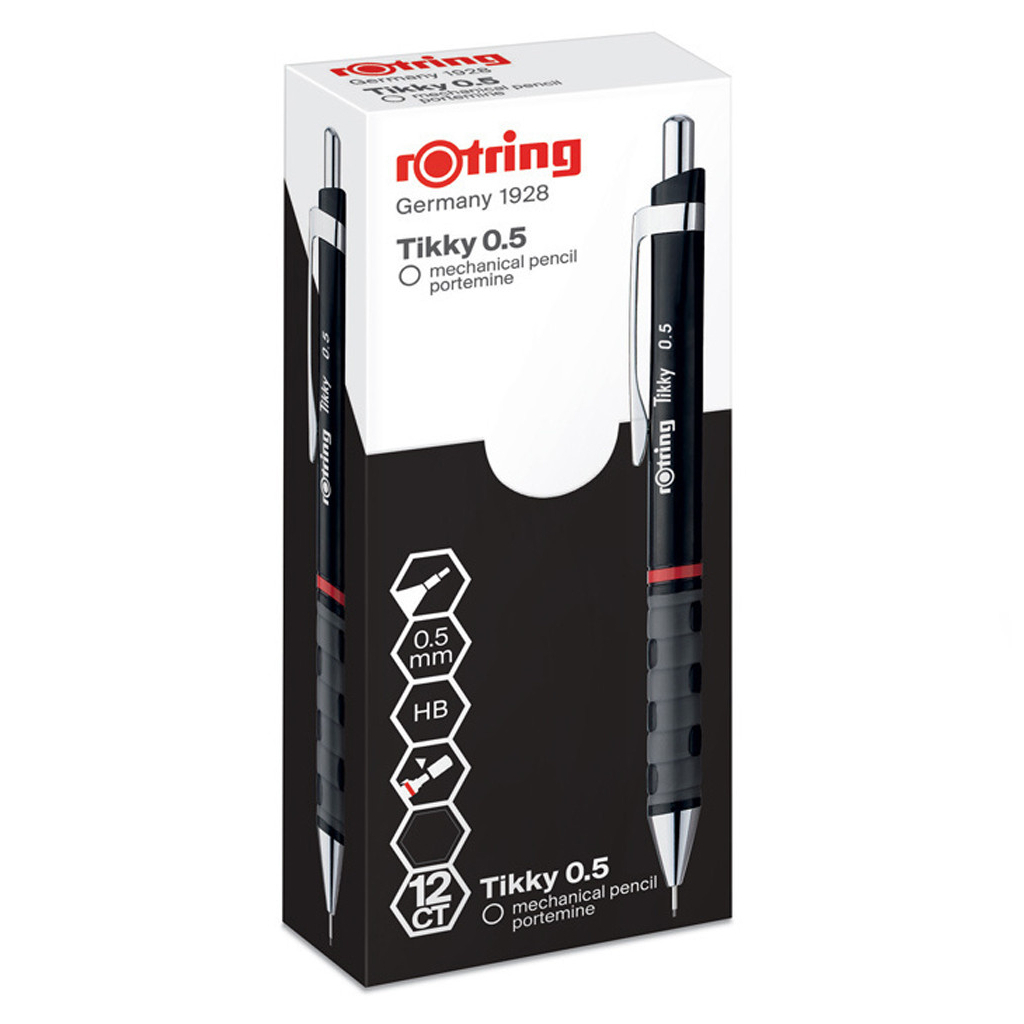 Олівець механічний Rotring Drawing TIKKY Black PCL 0,5 (R1904700) Diawest