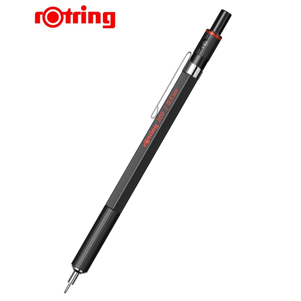 Олівець механічний Rotring Drawing ROTRING 300 Black PCL 0,5 (R1904726) Diawest