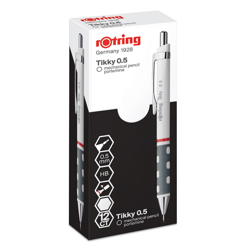 Карандаш механический Rotring Drawing TIKKY White PCL 0,5 (R1904698) Diawest