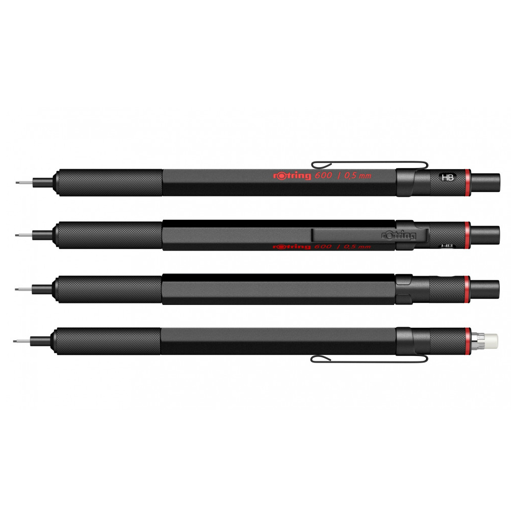 Олівець механічний Rotring Drawing ROTRING 600 Black PCL 0,5 (R1904443) Diawest