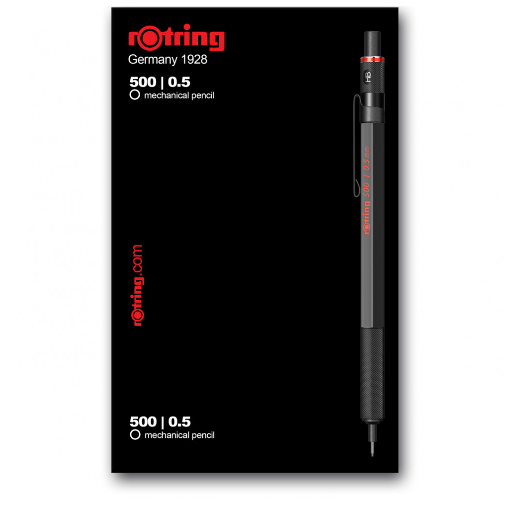 Олівець механічний Rotring Drawing ROTRING 500 Black PCL 0,5 (R1904725) Diawest
