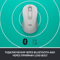 Мишка Logitech Signature M650 Wireless for Business Off-White (910-006275) Diawest