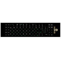 Наклейка на клавіатуру XoKo 68 keys UA/rus green, Latin white (XK-KB-STCK-MD) Diawest
