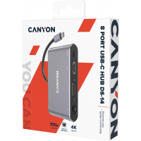 Концентратор Canyon 8-in-1 USB-C (CNS-TDS14) Diawest