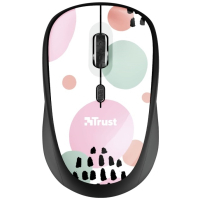 Мышка Trust YVI Wireless Pink Circles (24441) Diawest