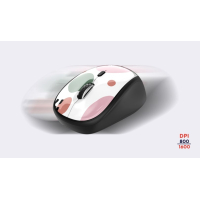 Мышка Trust YVI Wireless Pink Circles (24441) Diawest