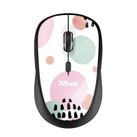 Мышка Trust YVI Wireless Pink Circles (24441) Diawest
