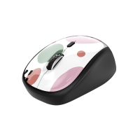Мышка Trust YVI Wireless Pink Circles (24441) Diawest