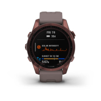 Смарт-часы Garmin fenix 7S Sapphire Sol, Dark Bronze Ti w/Shale Gray Band, GPS (010-02539-29) Diawest