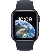 Смарт-годинник Apple Watch SE 2022 GPS 40mm Midnight Aluminium Case with Midnight Sport Band - Regular (MNJT3UL/A) Diawest