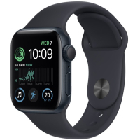 Смарт-годинник Apple Watch SE 2022 GPS 44mm Midnight Aluminium Case with Midnight Sport Band - Regular (MNK03UL/A) Diawest