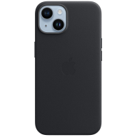 Чохол до моб. телефона Apple iPhone 14 Leather Case with MagSafe - Midnight (MPP43) Diawest