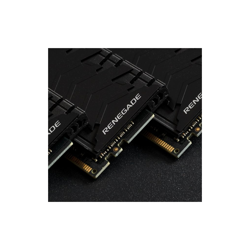Модуль памяти для компьютера DDR4 32GB 3200 MHz Renegade Black Kingston Fury (ex.HyperX) (KF432C16RB/32) Diawest