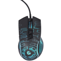 Мишка Gembird MUSG-RGB-01 USB Black (MUSG-RGB-01) Diawest