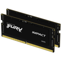 Модуль памяти для ноутбука SoDIMM DDR5 64GB (2x32GB) 4800 MHz FURY Impact Kingston Fury (ex.HyperX) (KF548S38IBK2-64) Diawest
