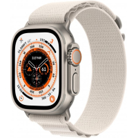 Смарт-часы Apple Watch Ultra GPS + Cellular, 49mm Titanium Case with Starlight Alpine Loop - Small (MQFQ3UL/A) Diawest